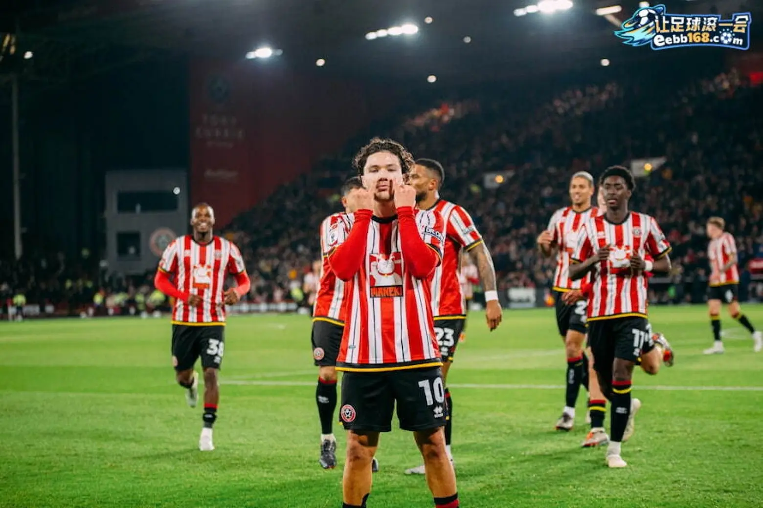 谢菲联力克诺里奇，主场赢得胜利斩获三分的简单介绍