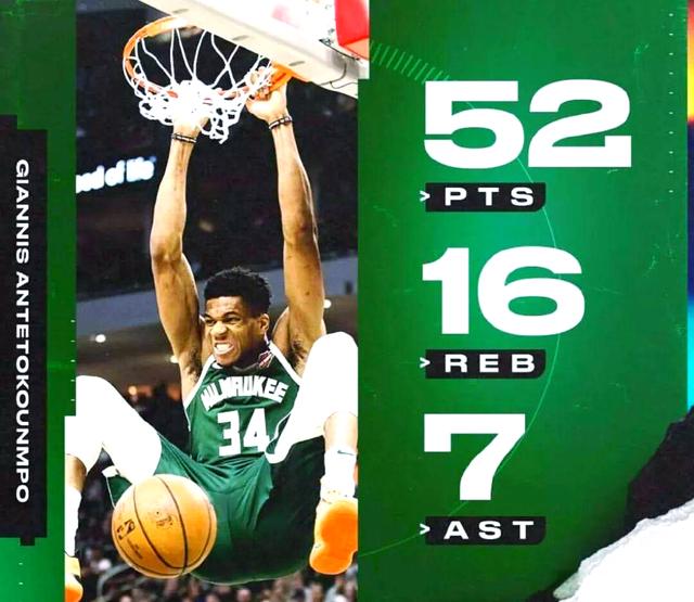 关于雄鹿力克76人，字母哥全面发挥带队取胜的信息