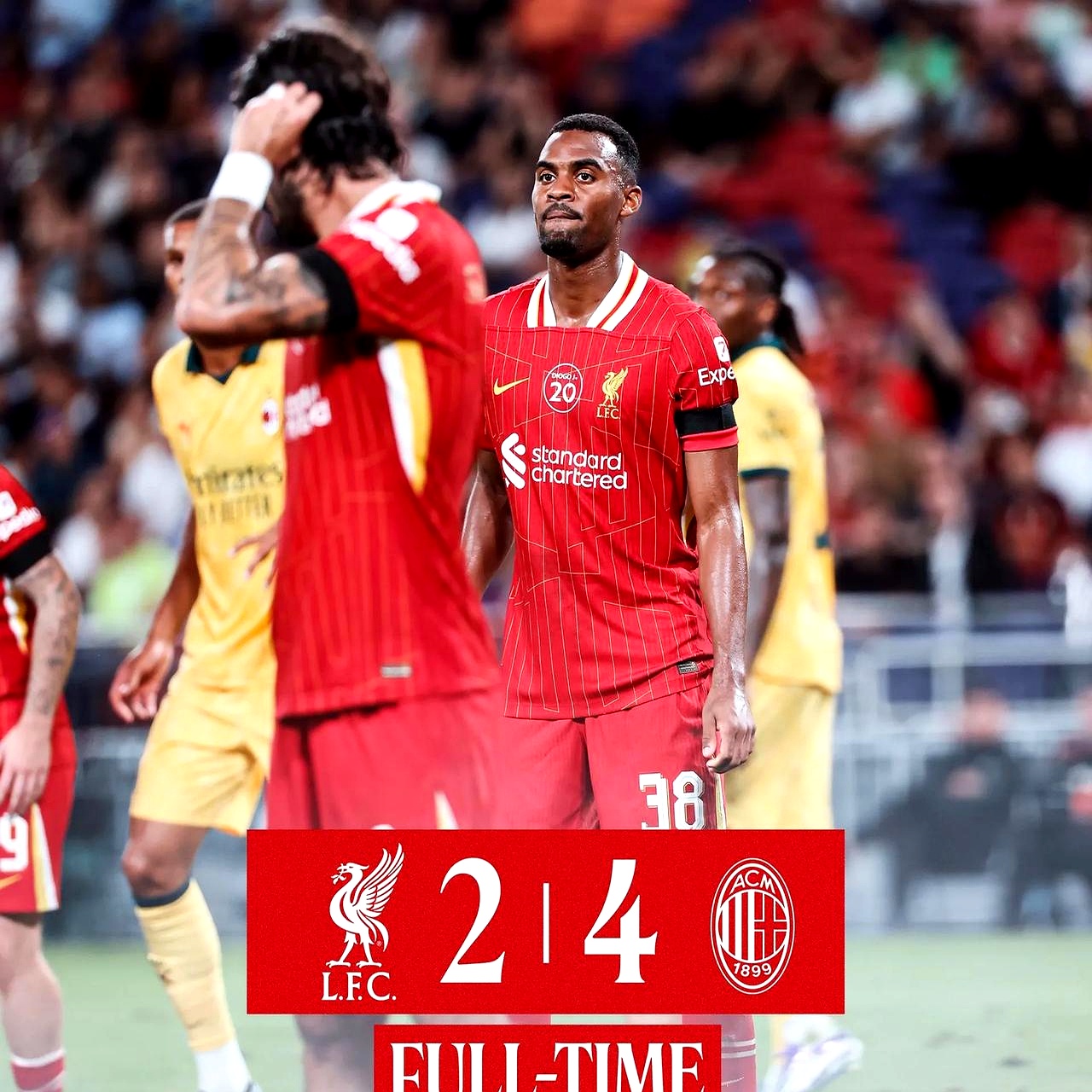 利物浦主场战平AC米兰，保持不败纪录